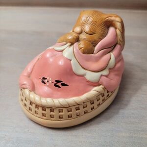 Pendelfin Rabbit Vintage "Poppit" Hand Painted Stonecraft Collectible Figurine